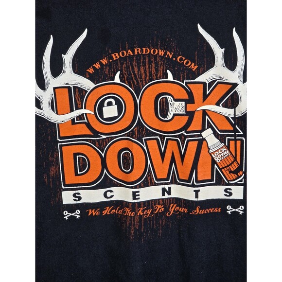 Boar Lock Down Shirt Size XL Short Sleeve T-Shirt - Picture 2 of 8